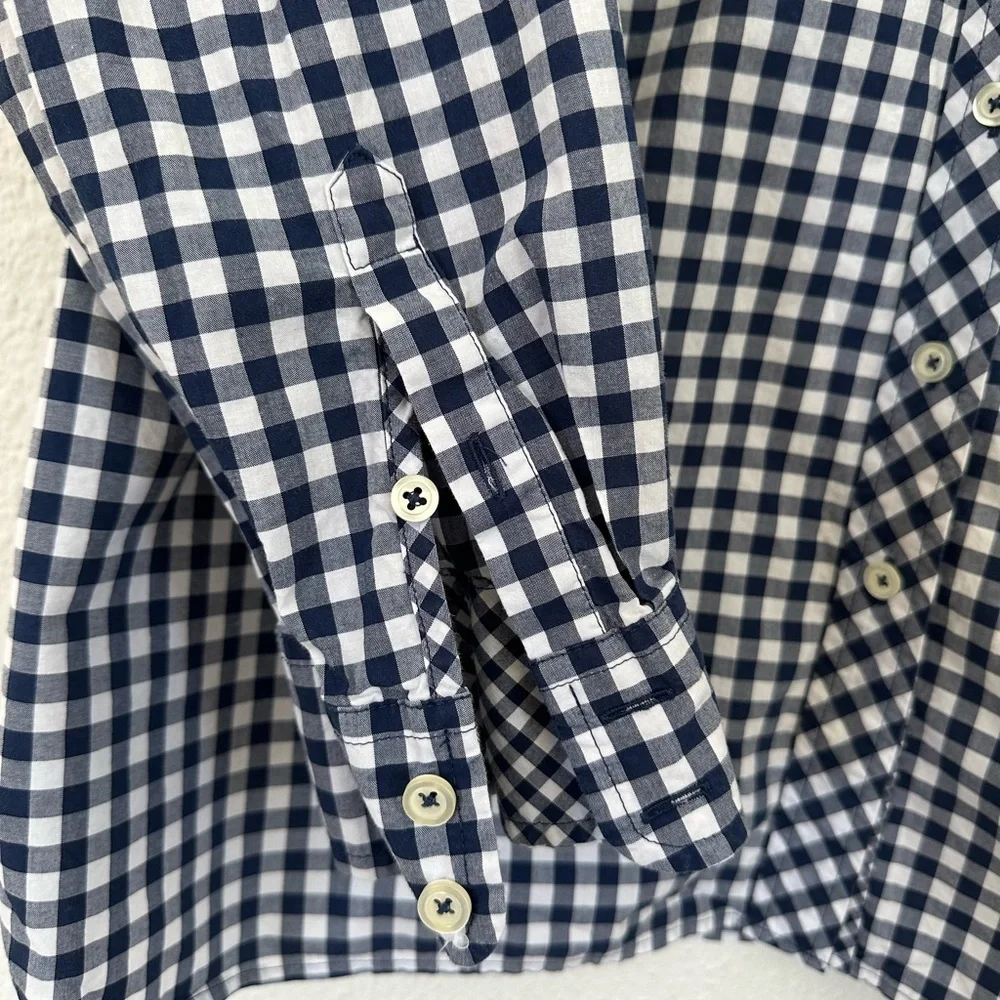 Talbots Women's Check Plaid Gingham Button Down Shirt Long Sleeve Size 1X - Picture 12 of 13